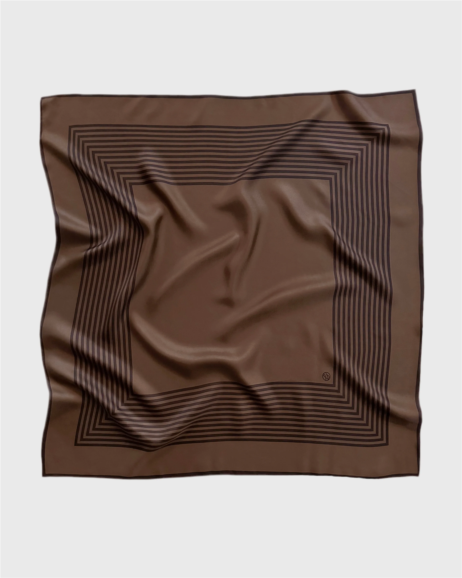 Striped Scarf Brown Skjef